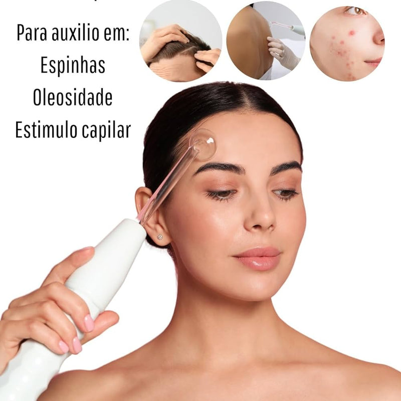 Aparelho de Alta Frequência para Limpeza de Pele - Derma Skin