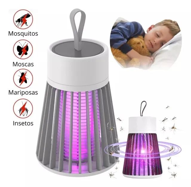 Luminária Led Anti Mosquito Ultravioleta 🦟🔥