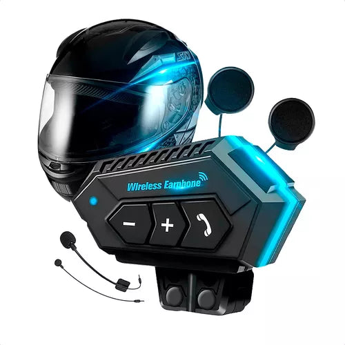 Fone De Ouvido Capacete Moto Bluetooth Sem Fio Prova De Água 🔥