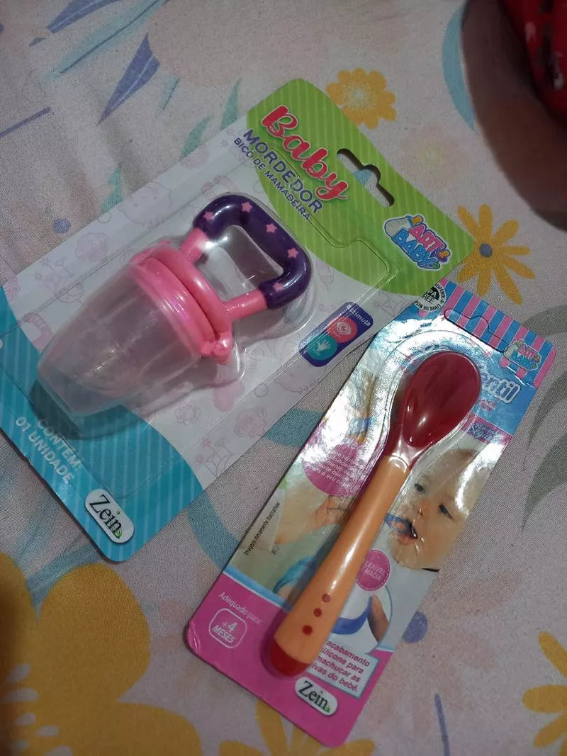 Chupeta Alimentadora Infantil 👶🍓 + Presente Grátis 🔥