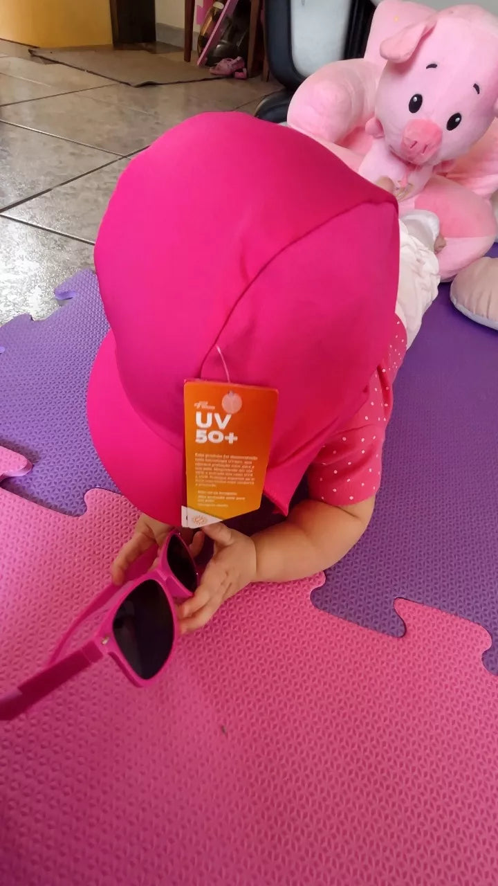 Kit Verão⛱️ : Boné + Presente Óculos de Sol 😎 Infantil com Desconto Exclusivo!🔥