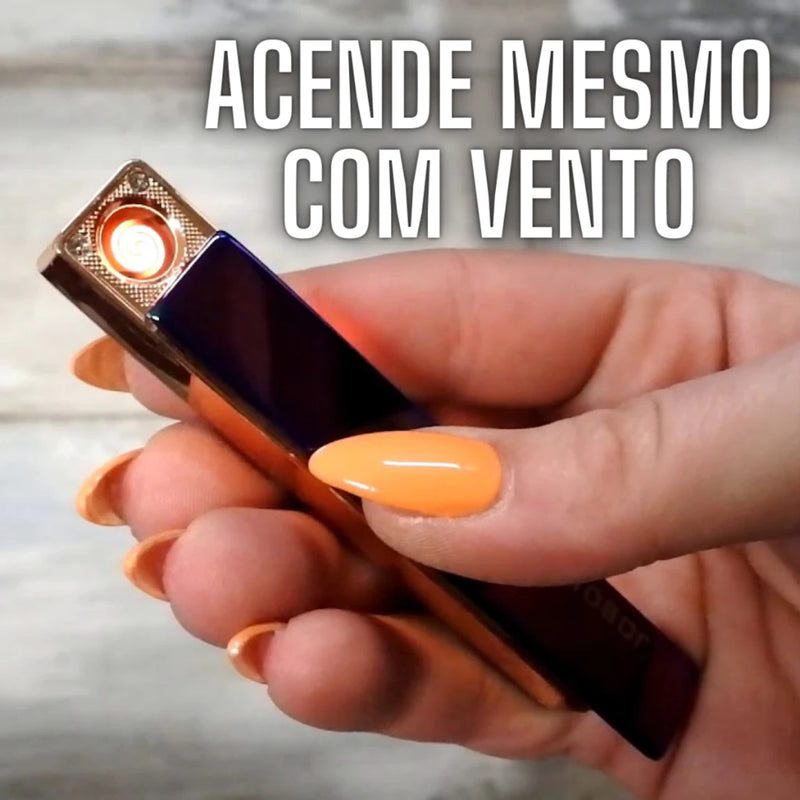 Isqueiro Elétrico Recarregável Micro USB 🔋🔥