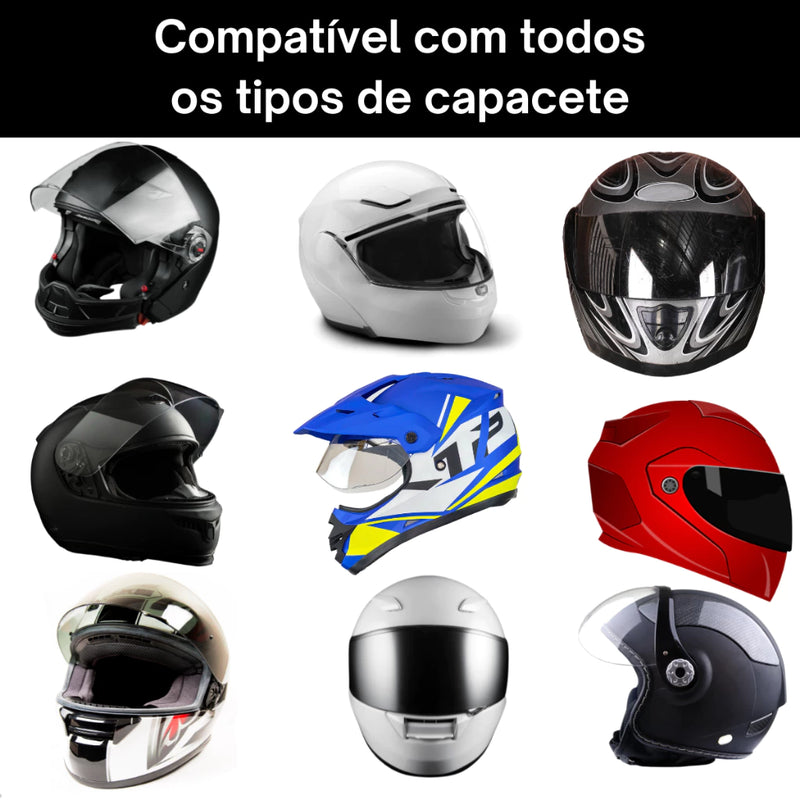 Fone De Ouvido Capacete Moto Bluetooth Sem Fio Prova De Água 🔥