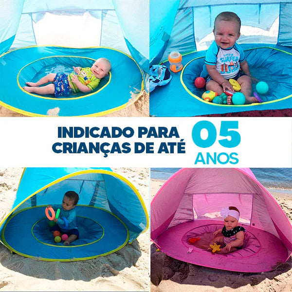 Barraca Para Bebê Com Piscina e Proteção - Ùltimas Unidades 🔥