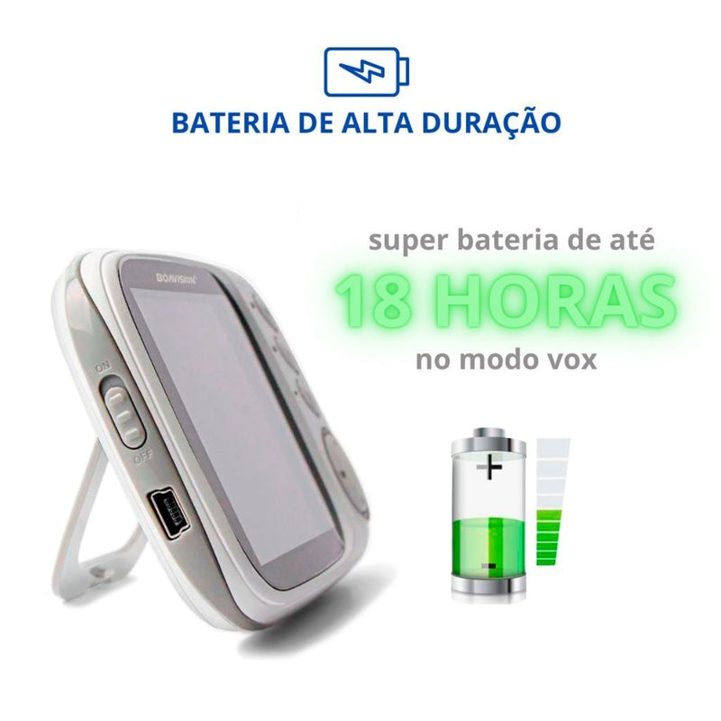 Monitor de Bebê - Babá Eletrônica 5 em 1 🔥