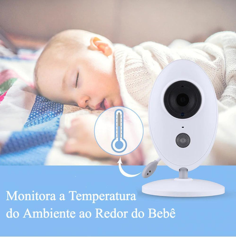 Monitor de Bebê - Babá Eletrônica 5 em 1 🔥